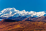Aurora Peak. You can also see a bit of the Maclaren Glacier on the very left hand side of the image From Denali Highway in Alaska.