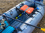 Close-up of gear setup From the Chena River in Alaska.