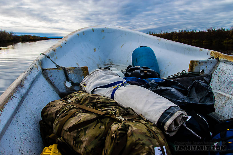 Stuff in Ralph's boat From the Selawik River in Alaska.