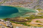Inlet of Upper Titcomb Lake From Titcomb Basin in Wyoming.