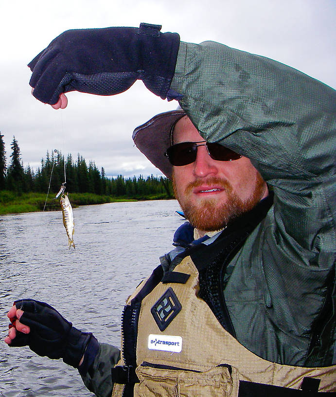 This isn't quite the size of salmon I was looking for on this trip... From the Gulkana River in Alaska.
