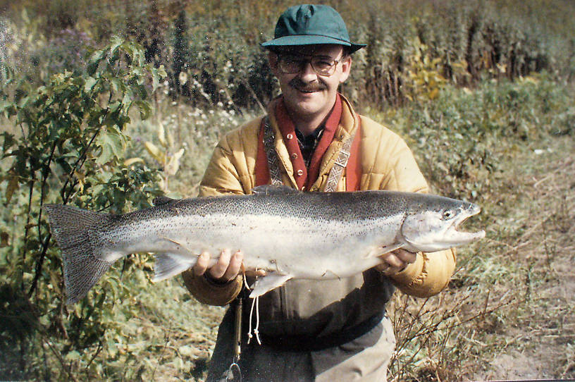 Another big steelhead taken on a swung fly.