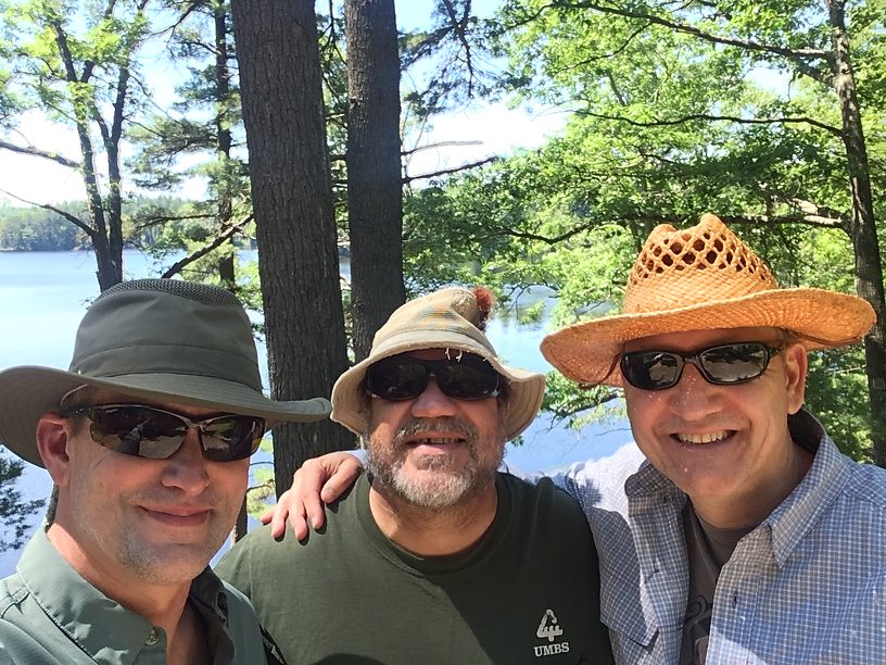 The Three Amigos again! (Man, do I ever look scruffy next to Joe and Todd!)