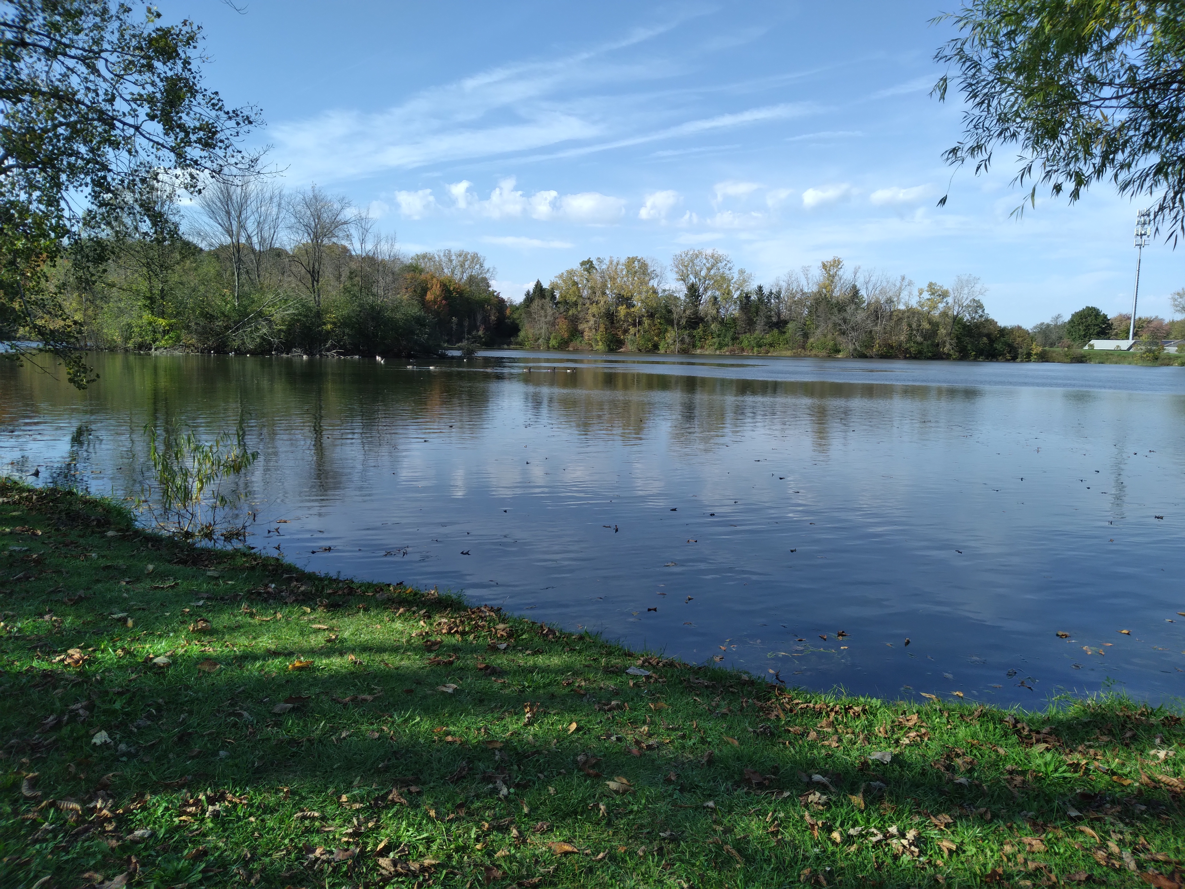 Sylvan Glen Lake in Troy & a beautiful October day 