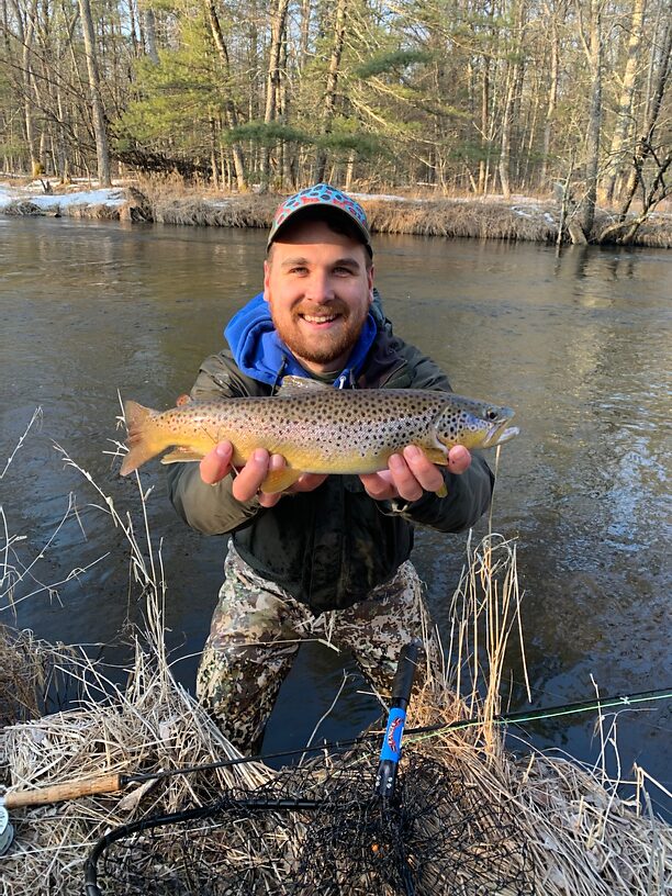 Shane lost 2 steelies so he's happy to get his hands on a nice PM brown!